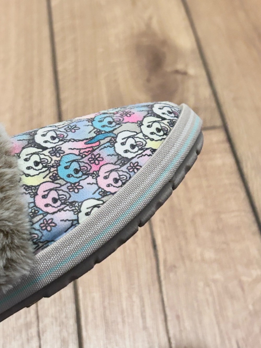 BOBS Skechers Too Cozy Winter Howl Aloha Doodle Slipper Faux Fur Women’s 8 NWOT - Picture 6 of 15